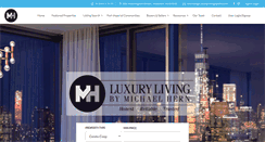 Desktop Screenshot of luxurylivingbymh.com